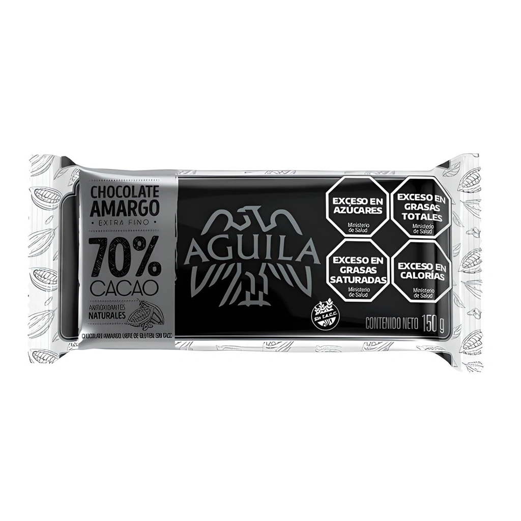 Chocolate 70% Cacao Aguila x 150 Gr