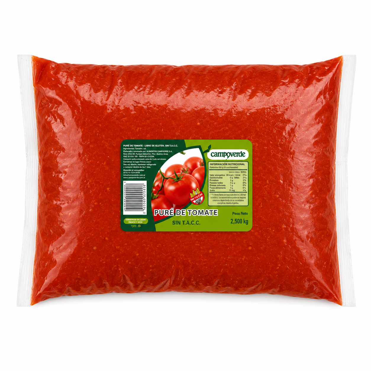 Pure De Tomate Caroyense x 2,5 Kg