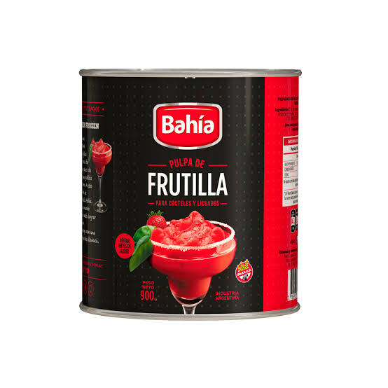 Pulpa De Frutilla Bahia x 900 Gr