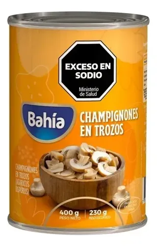 Champignon Trozos Bahia x 850 Gr