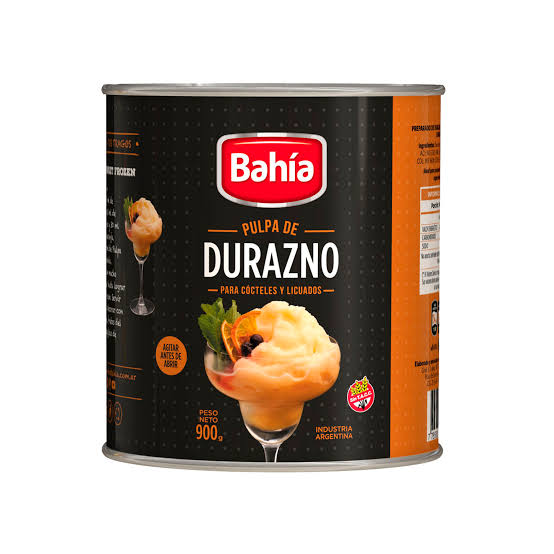 Pulpa De Durazno Bahia x 900 Gr