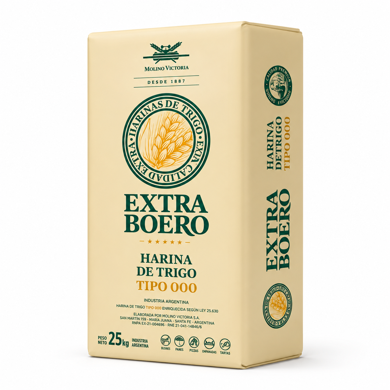 Harina 000 Extra Boero x 25 Kg