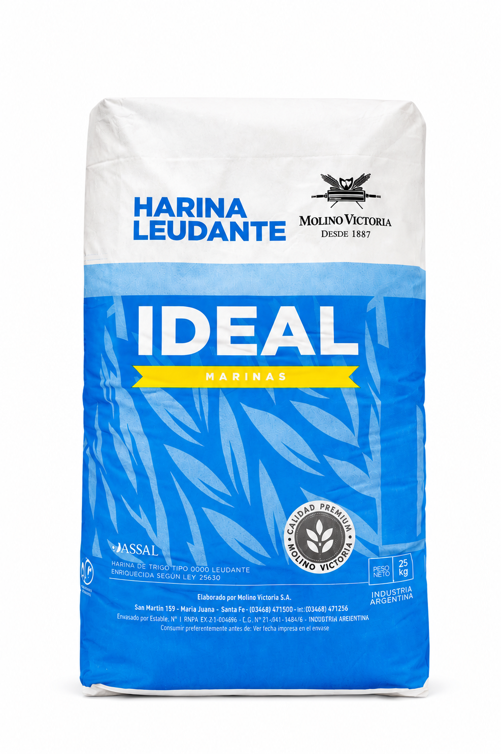 Harina Leudante Ideal x 25 Kg