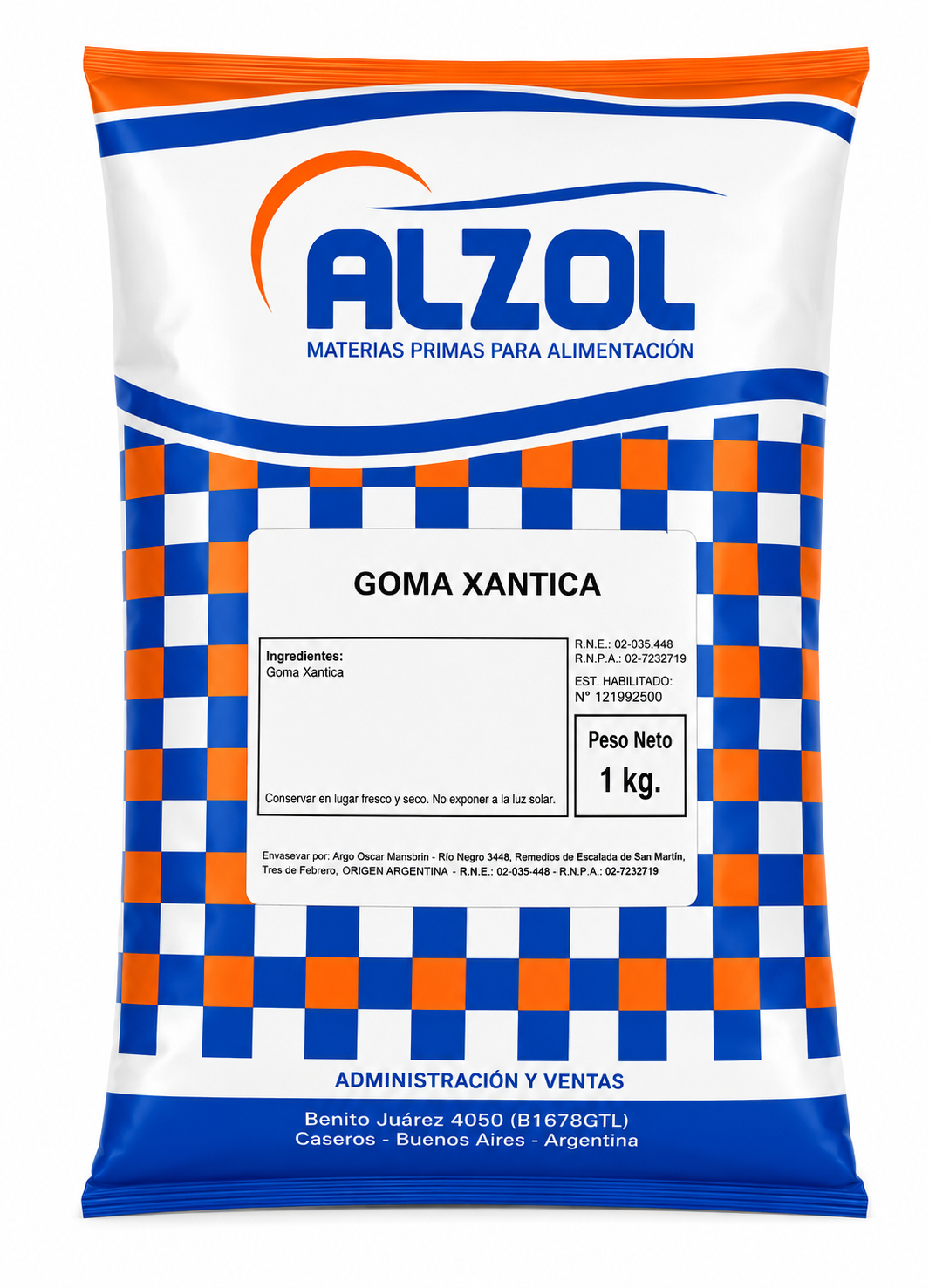 Goma Xantica Alzol x 100 Gr