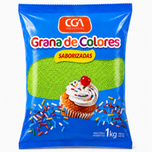 Grana De 1 Kg Verde Claro