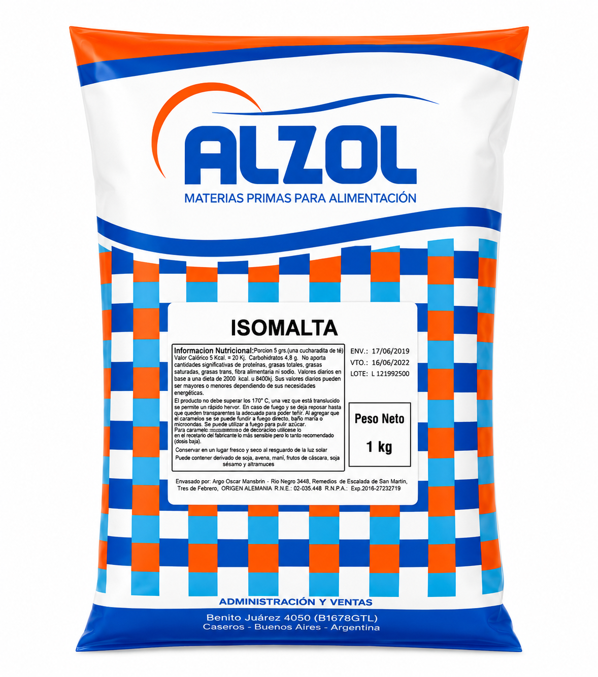 Isomalta Alzol x 250 Gr