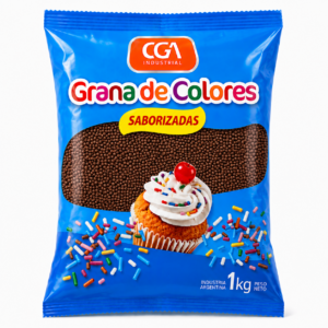 Grana De 1 Kg Marron