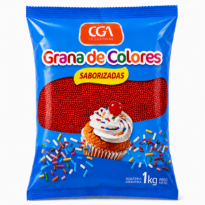 Grana De 1 Kg Rojo