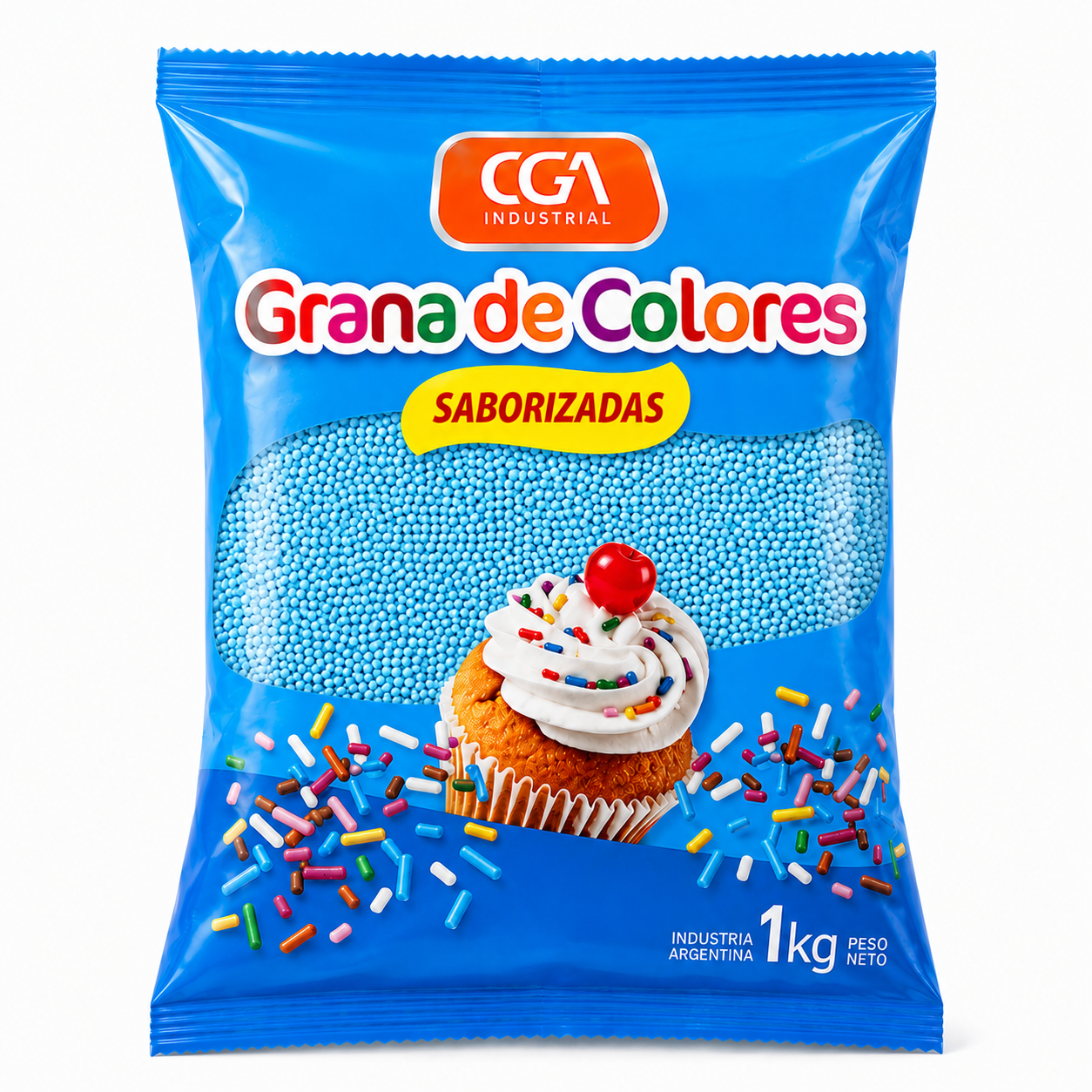 Grana De 1 Kg Celeste