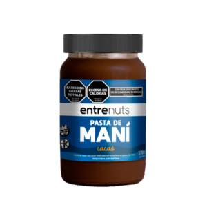 Pasta De Mani Entre Nuts Cacao x 400 Gr