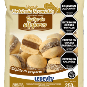 Premezcla Tapitas De Alfajor Ledevit x 250 Gr