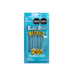Barrita Ácida BullDog Frambuesa x 18 Gr