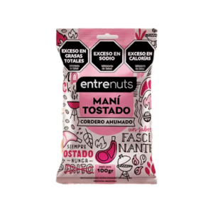 Mani Tostado Sabor Cordero Ahumado Entre Nuts x 100 Gr