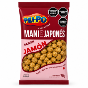 Mani Tipo Japones Jamón Peipo x 700 Gr
