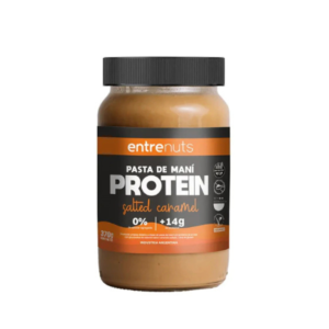 Pasta De Mani Entre Nuts Proteica Caramelo Salado x 400 Gr