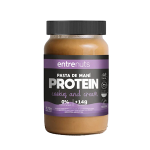 Pasta De Mani Entre Nuts Proteica Cookies And Cream x 400 Gr