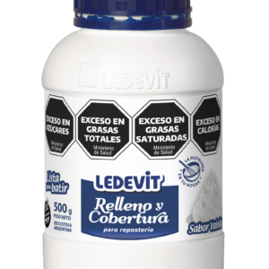 Crema Relleno y Cobertura Ledevit Vainilla x 500 Gr