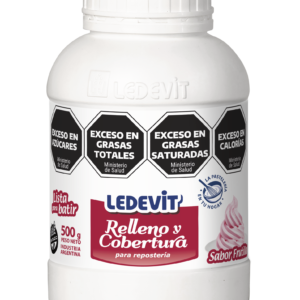 Crema Relleno y Cobertura Ledevit Frutilla x 500 Gr